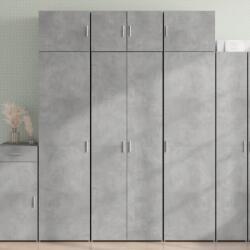 vidaXL Dulap înalt, gri beton, 70x42, 5x185 cm, lemn prelucrat GartenMobel Dekor (3281430) Comoda