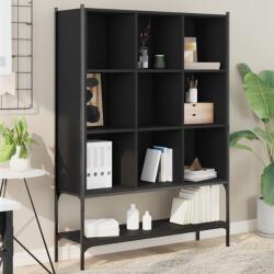 vidaXL Biblioteca, negru, 102x30x141, 5 cm, lemn prelucrat GartenMobel Dekor (3214329) Biblioteca