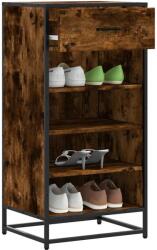 vidaXL Suport pantofi Stejar afumat 48x38x97, 5 cm Lemn prelucrat GartenMobel Dekor (849211) Pantofar