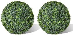 vidaXL Arbusti ornamentali artificiali bila pe tulpina, 2 buc. , 35 cm GartenMobel Dekor (40872)
