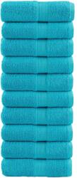 vidaXL Prosoape de baie premium SOLUND, 10 buc. , turcoaz, 30x30 cm, 600 g/m2 GartenMobel Dekor (137445) Prosop