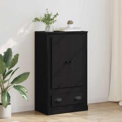 vidaXL Bufet cu sertar Stejar Negru 60 x 35, 5 x 103, 5 cm Lemn compozit GartenMobel Dekor (881389) Comoda