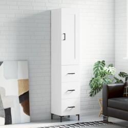 vidaXL Dulap înalt, alb, 34, 5x34x180 cm, lemn prelucrat GartenMobel Dekor (3200193) Comoda