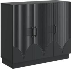 vidaXL Bufet Negru 89 x 34, 5 x 77 cm Lemn prelucrat GartenMobel Dekor (895336) Comoda