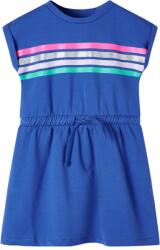 vidaXL Rochie pentru copii cu snur, albastru cobalt, 128 GartenMobel Dekor (11122)