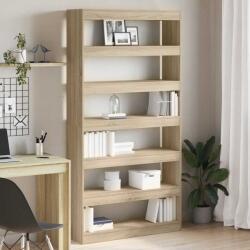 vidaXL Dulap pentru carti Stejar Sonoma 100 x 30 x 198 cm GartenMobel Dekor (3333926) Biblioteca