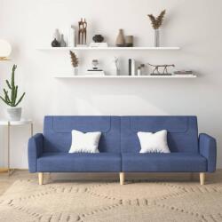 vidaXL Canapea extensibila cu 2 locuri, albastru, material textil GartenMobel Dekor (375788) Canapea