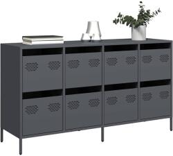vidaXL Dulap, antracit, 135x39x73, 5 cm, otel laminat la rece GartenMobel Dekor (3307169) Comoda
