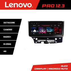 Lenovo Navigatie Android Mitsubishi Lancer 2008+ Lenovo PRO 12.3 QLED 8+256GB 4G (KIT-037+PRO-12.3-8+256+KIT-10-9)