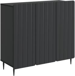 vidaXL Bufet Negru 89 x 34, 5 x 82 cm Lemn prelucrat GartenMobel Dekor (894416) Comoda