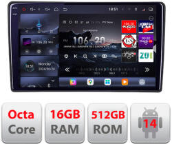 Edotec Navigatie Android Citroen Berlingo 2008-2018 QLED 2K 16GB RAM 512GB (kit-berlingo+EDT-E809-2K)