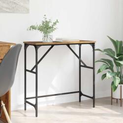 vidaXL Masa de consola Lemn vechi 75 x 32 x 75 cm Lemn compozit GartenMobel Dekor (882208)