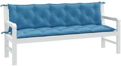 vidaXL Perna banca de gradina 2 buc melanj albastru 180x50x7 cm textil GartenMobel Dekor (4002623)