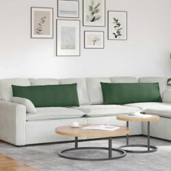 vidaXL Perne pentru canapea 2 pcs Verde închis 120 x 40 cm GartenMobel Dekor (42013822)