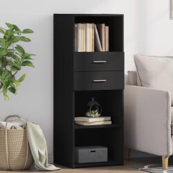 vidaXL Dulap înalt, negru, 45x42, 5x124 cm, lemn prelucrat GartenMobel Dekor (846167) Comoda