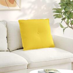 vidaXL Perna pentru spate Galben Deschis 60 x 19 x 50 cm tesatura GartenMobel Dekor (42014667)