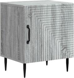 vidaXL Noptiera Sonoma gri din lemn prelucrat, 43 x 34, 5 x 50 cm, cu usa (894807)