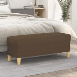 vidaXL Banca, maro, 100x35x41 cm, textil GartenMobel Dekor (349378)