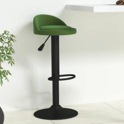 vidaXL Scaun de bar, verde închis, catifea GartenMobel Dekor (333593)