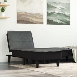 vidaXL Sezlong, gri închis, material textil GartenMobel Dekor (352841)