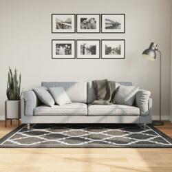 vidaXL Covor lavabil, alb si negru, 120x180 cm, anti-alunecare GartenMobel Dekor (136605) Covor