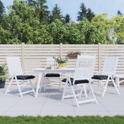 vidaXL Perne scaun, 4 buc. , negru carouri, 50x50x7 cm, textil oxford GartenMobel Dekor (361547)