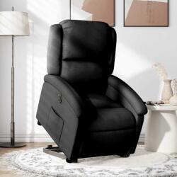 vidaXL Fotoliu electric rabatabil cu ridicare, negru, textil GartenMobel Dekor (3204190)