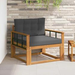 vidaXL Canapea Medie pentru Exterior Lemn Solid de Acacia natural GartenMobel Dekor (3436279) Canapea