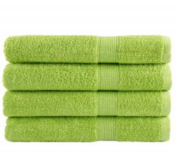vidaXL Prosoape premium SOLUND 4 buc. verde mar 100x200 cm 600 gsm GartenMobel Dekor (137510) Prosop