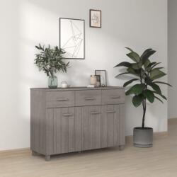 vidaXL Servanta „HAMAR, gri deschis, 113x40x80 cm, lemn masiv pin GartenMobel Dekor (340443) Comoda