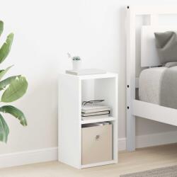 vidaXL Noptiera cu sertar Alb 25, 5 x 22 x 49, 5 cm Lemn compozit GartenMobel Dekor (8000596)