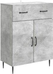 vidaXL Bufet cu sertar Gri Beton 66 x 34, 5 x 89, 5 cm Lemn prelucrat GartenMobel Dekor (894868) Comoda