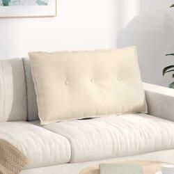 vidaXL Perna pentru spate Crem 80 x 50 cm Tesatura din corduroy GartenMobel Dekor (42014738)