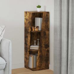 vidaXL Raft lateral Stejar fumuriu 33 x 32 x 100, 5 cm Lemn compozit GartenMobel Dekor (892422) Biblioteca