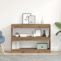 vidaXL Biblioteca stejar artizanal 100 x 30 x 72 cm Lemn compozit GartenMobel Dekor (862722) Biblioteca