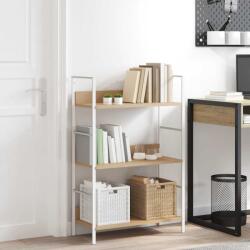 vidaXL Etajera carti 3 rafturi, stejar, 60x27, 6x90, 5 cm lemn prelucrat GartenMobel Dekor (288221) Biblioteca