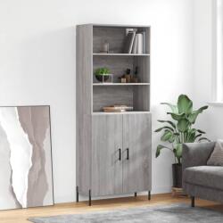 vidaXL Dulap înalt, gri sonoma, 69, 5x34x180 cm, lemn compozit GartenMobel Dekor (3189267) Comoda