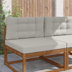 vidaXL Perna pentru canapea de exterior 2 pcs Gri Poliester GartenMobel Dekor (900847)
