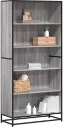 vidaXL Biblioteca, gri sonoma, 80, 5x35x170, 5 cm, lemn prelucrat GartenMobel Dekor (3300858) Biblioteca