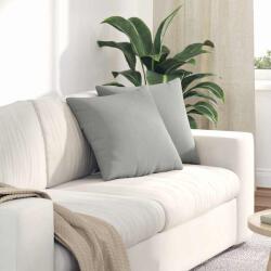vidaXL Perne pentru canapea 2 pcs Gri deschis 45 x 45 cm tesatura GartenMobel Dekor (42013941)