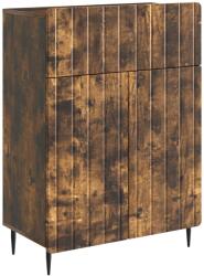 vidaXL Bufet cu sertar Stejar fumuriu 66 x 34, 5 x 92 cm Lemn prelucrat GartenMobel Dekor (894410) Comoda
