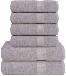 vidaXL Set prosoape 6 piese gri 360 g/m2 100% bumbac GartenMobel Dekor (137085) Prosop