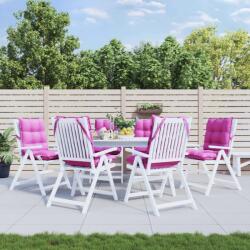 vidaXL Perne de scaun cu spatar mic, 6 buc, roz, tesatura Oxford GartenMobel Dekor (377733)