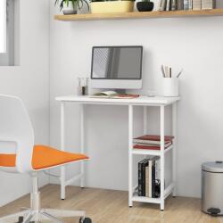 vidaXL Birou de calculator, alb, 80x40x72 cm, MDF si metal GartenMobel Dekor (20555)