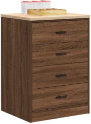 vidaXL Dulap de depozitare pentru garaj Stejar maro 60x51x85 cm GartenMobel Dekor (860604) Comoda