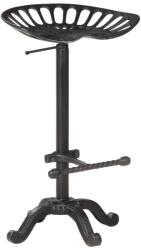 vidaXL Scaun de bar, negru, fonta GartenMobel Dekor (321044)