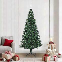 vidaXL Pom de Craciun artificial pre-iluminat cu 300 LED Verde 210 cm GartenMobel Dekor (3396776)