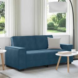 vidaXL Canapea cu 2 locuri, albastru, 180x78x84 cm, catifea GartenMobel Dekor (4105029) Canapea