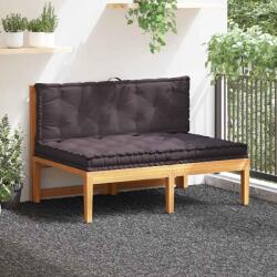 vidaXL Perne de podea pentru paleti, 2 buc. , antracit, bumbac GartenMobel Dekor (3053635)