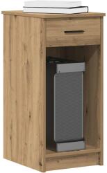 vidaXL Suport turn pentru computer cu sertar Artisan Stejar 35x45x77cm GartenMobel Dekor (858748)